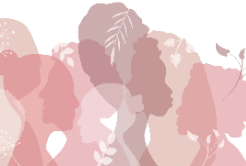 Graphic of overlayed female silhouettes