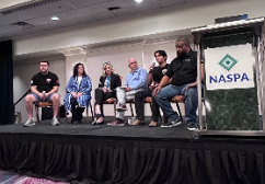 Panelists at NASPA Symposium for Military-Affiliated Students